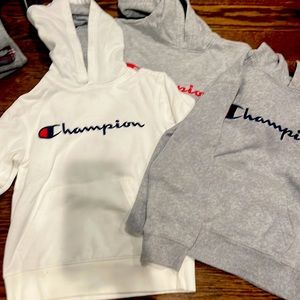 Bundle of champion hoodies